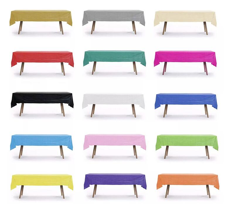 Cubierta de mesa colorida personalizada