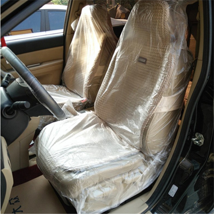 Precio barato LDPE cubierta de asiento de coche desechable de plástico