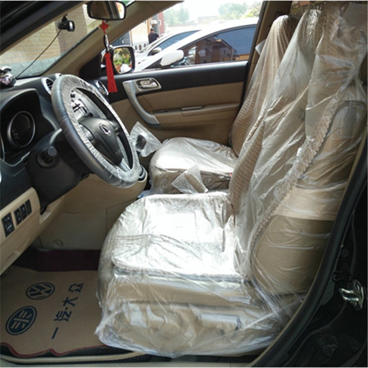 Precio barato LDPE cubierta de asiento de coche desechable de plástico