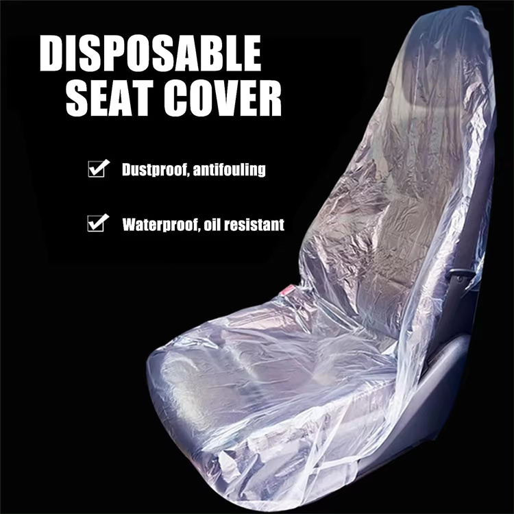 cubierta de asiento de coche de plástico pe