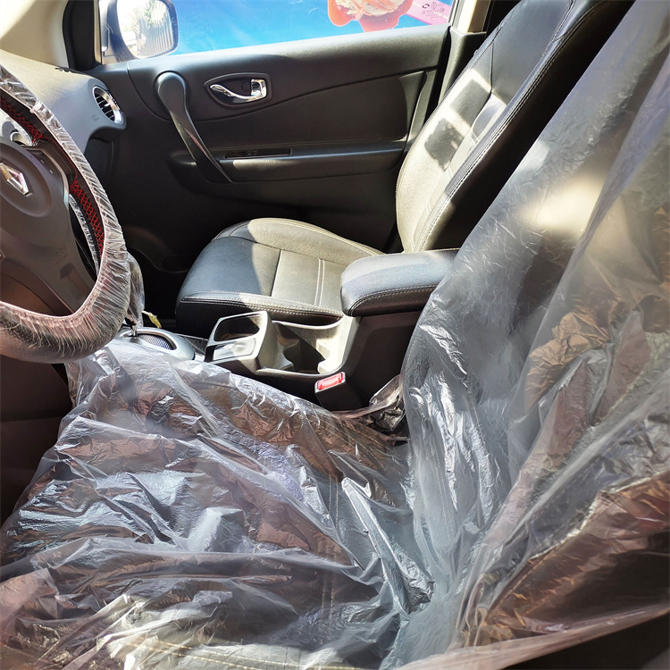 cubierta de asientos de coche de película plástica