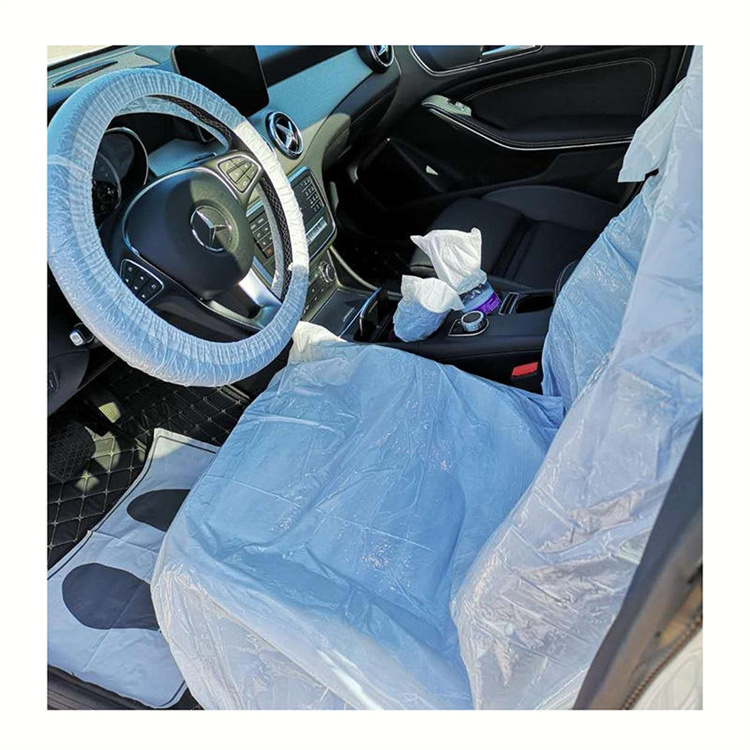cubierta de asientos de coche de película plástica